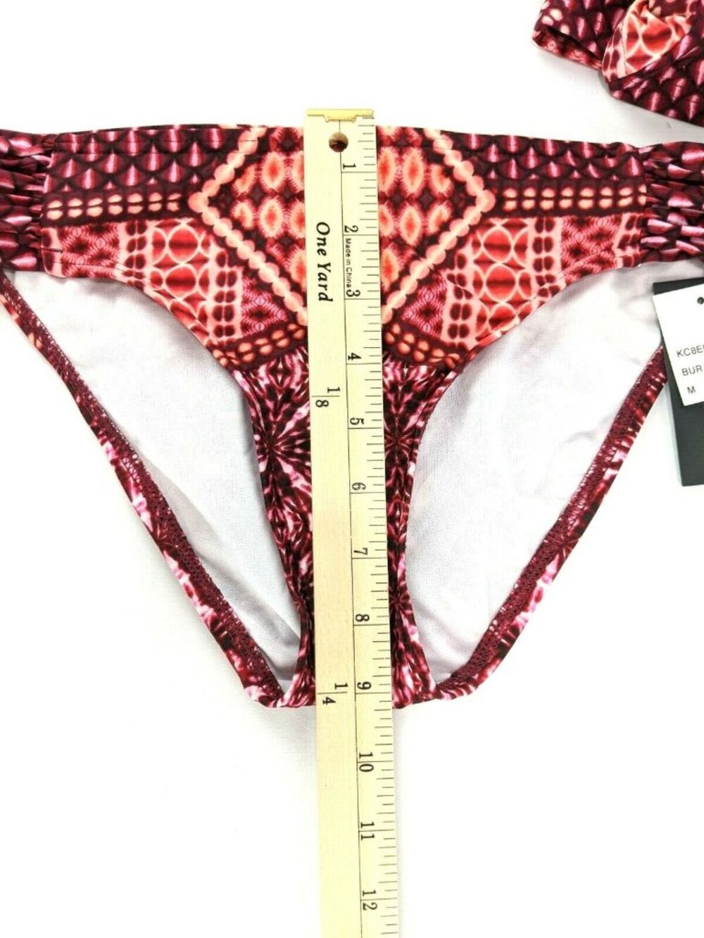 Kenneth Cole Womens Size M Geometric Swimsuit Tankini Tummy Toner Push Up Nwt - Picture 7 of 8